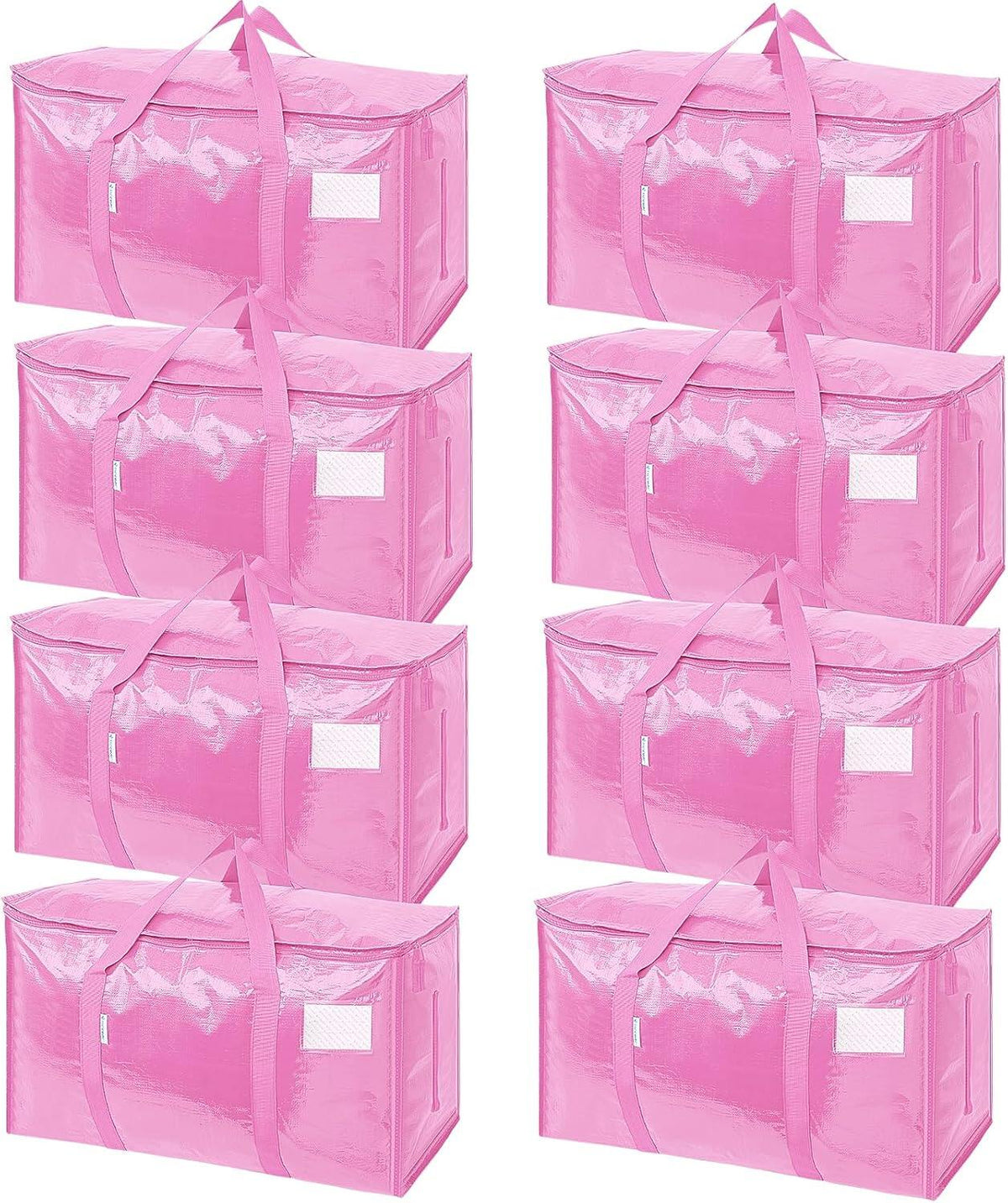 Extra Large Moving Bags Heavy Duty with Zippers & Carrying Handles