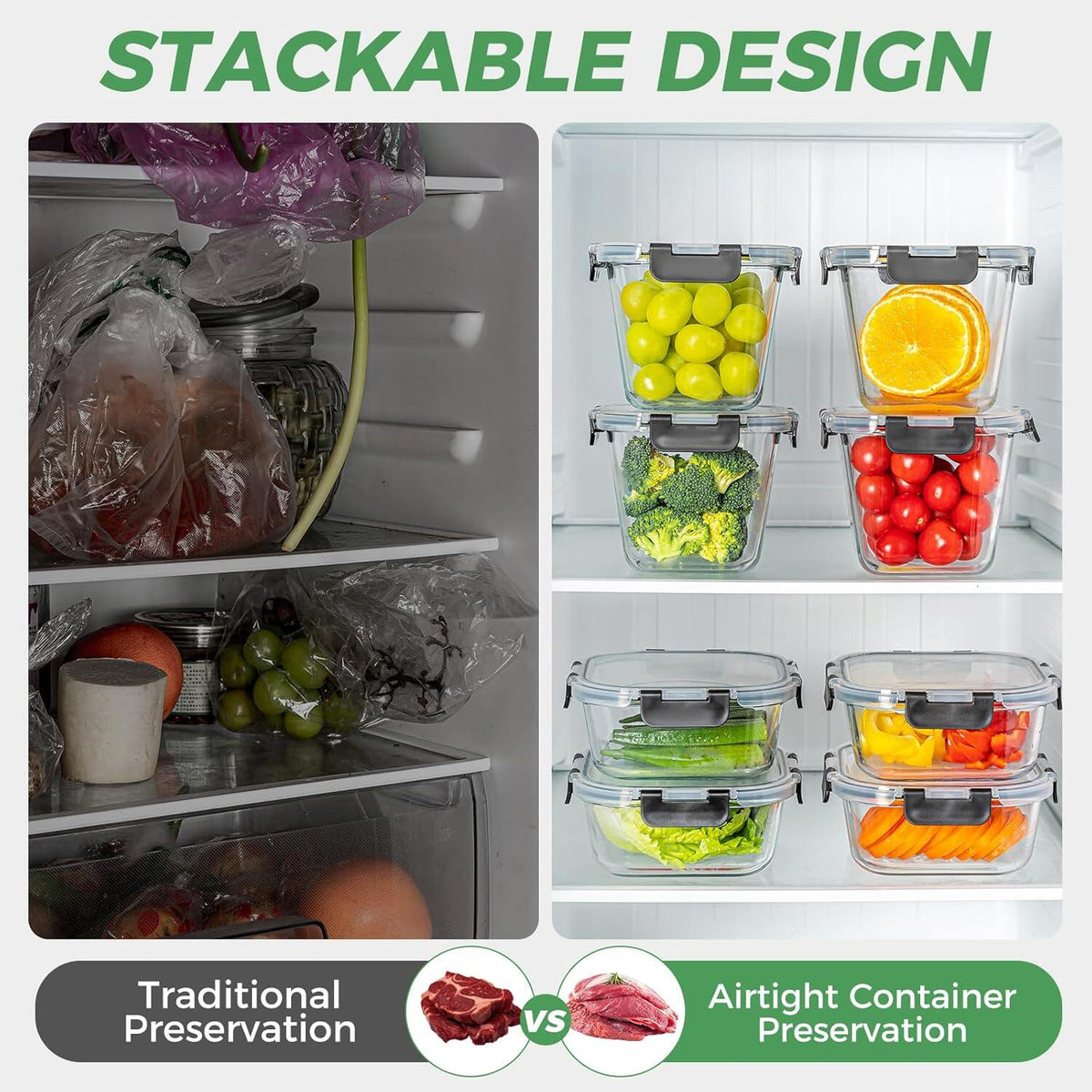 Glass Soup Containers with Lids