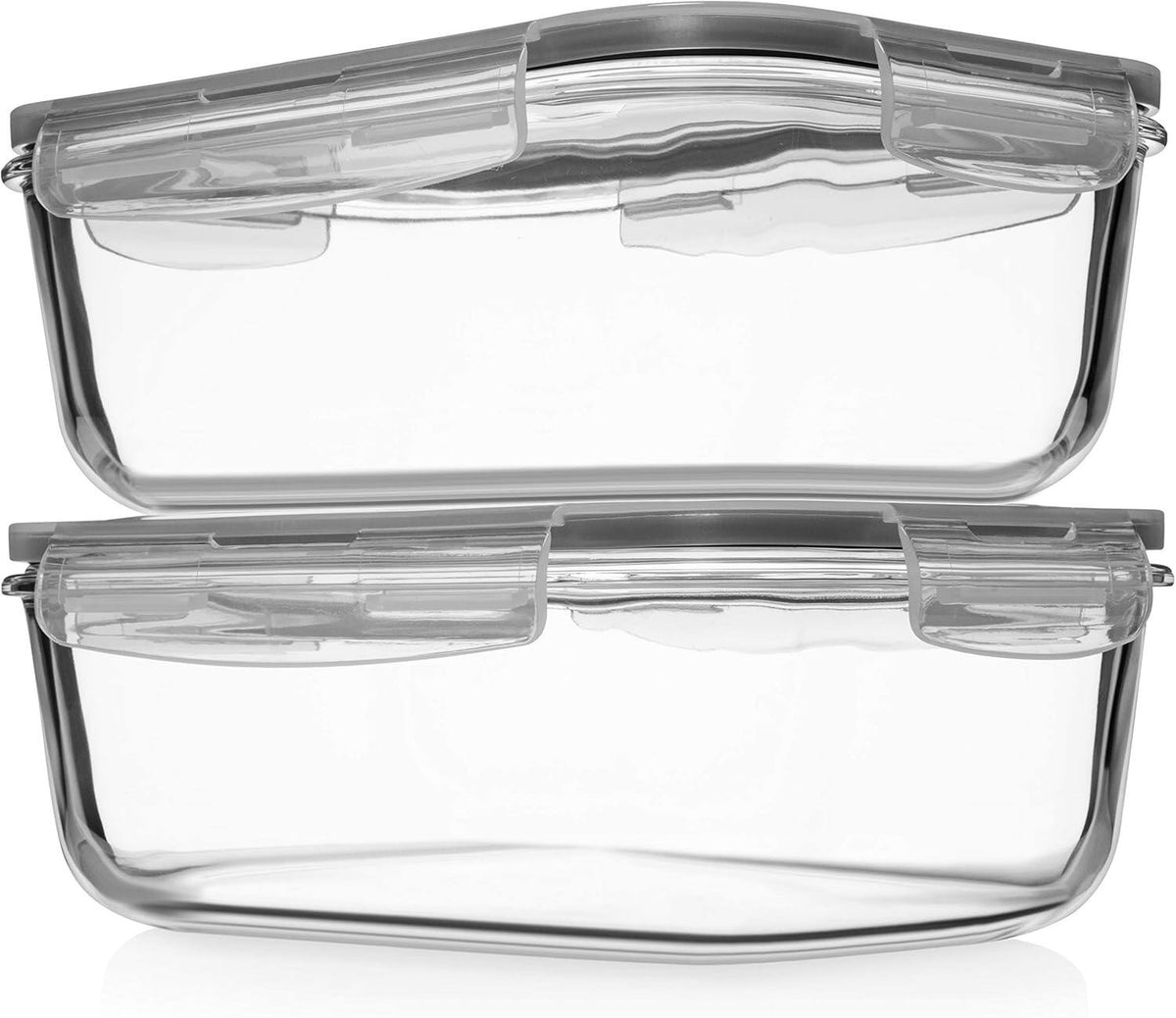 Large Glass Food Storage/ Baking Containers with Locking Lids