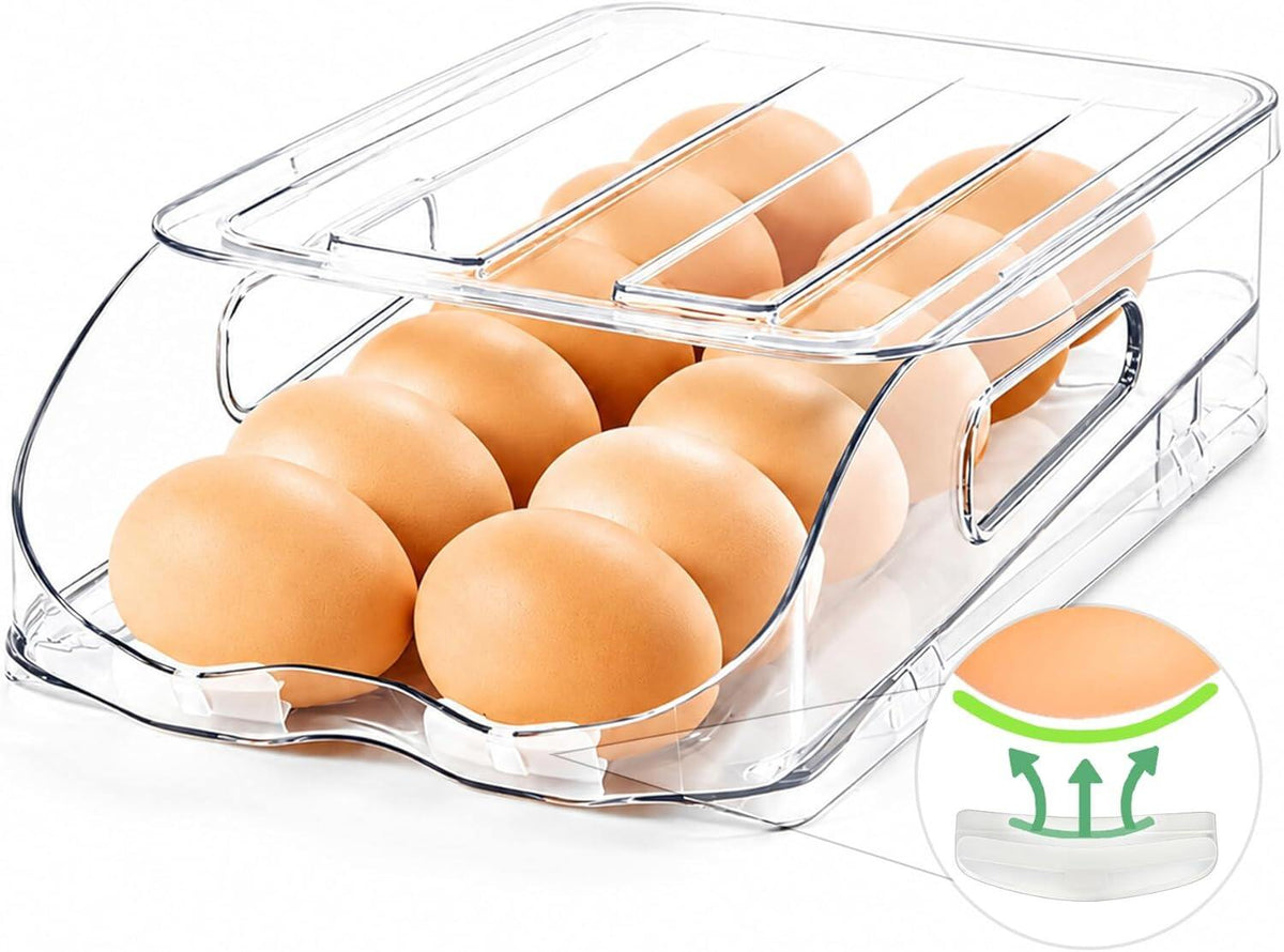 Automatic Steady Rolling Egg Container