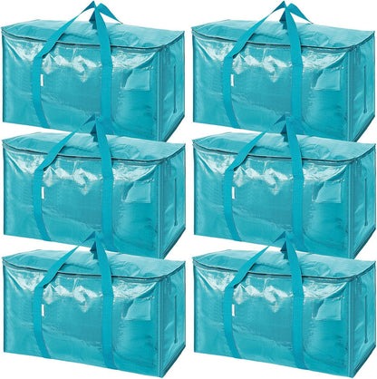Extra Large Moving Bags Heavy Duty with Zippers & Carrying Handles