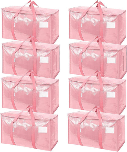 Extra Large Moving Bags Heavy Duty with Zippers & Carrying Handles