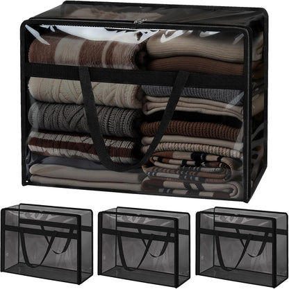 Blanket Storage Bags  Extra Large Plastic Vinyl Clear Storage Bag for Clothes