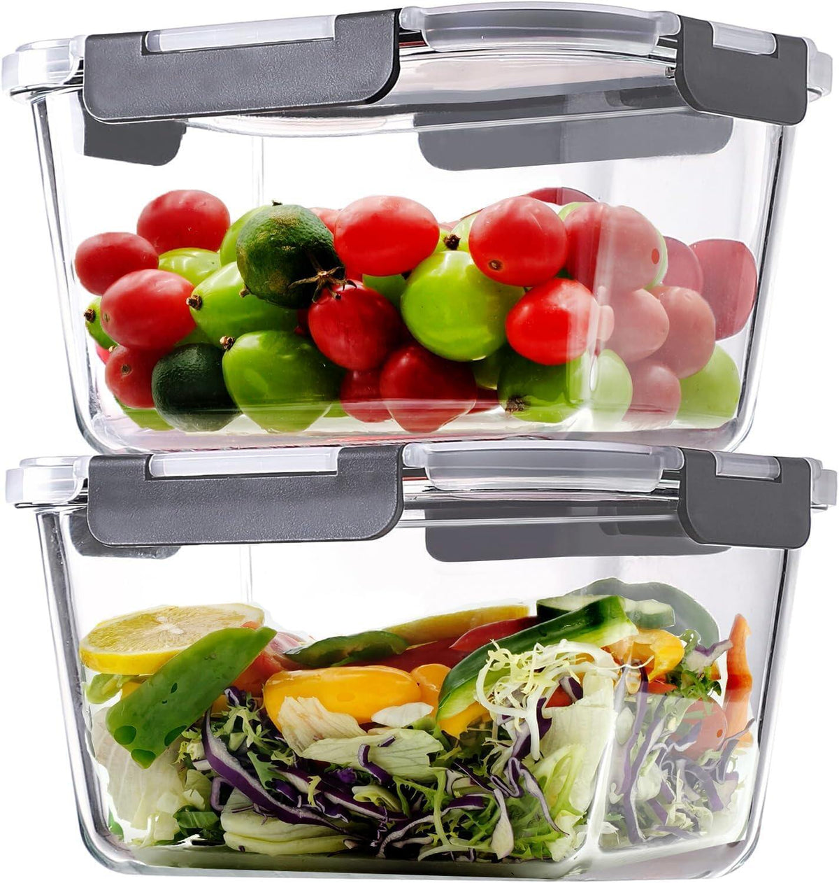 Large Glass Storage Containers with Lids