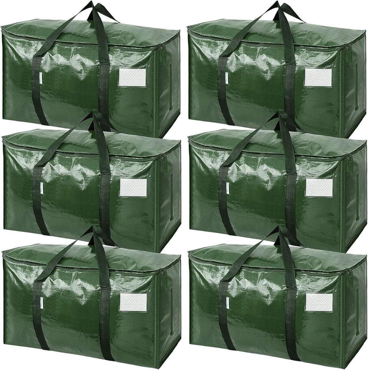 Extra Large Moving Bags Heavy Duty with Zippers & Carrying Handles