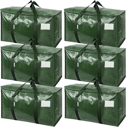 Extra Large Moving Bags Heavy Duty with Zippers & Carrying Handles