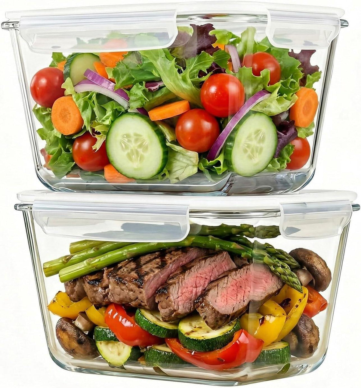 Large Glass Storage Containers with Lids