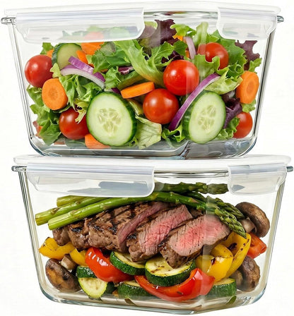 Large Glass Storage Containers with Lids