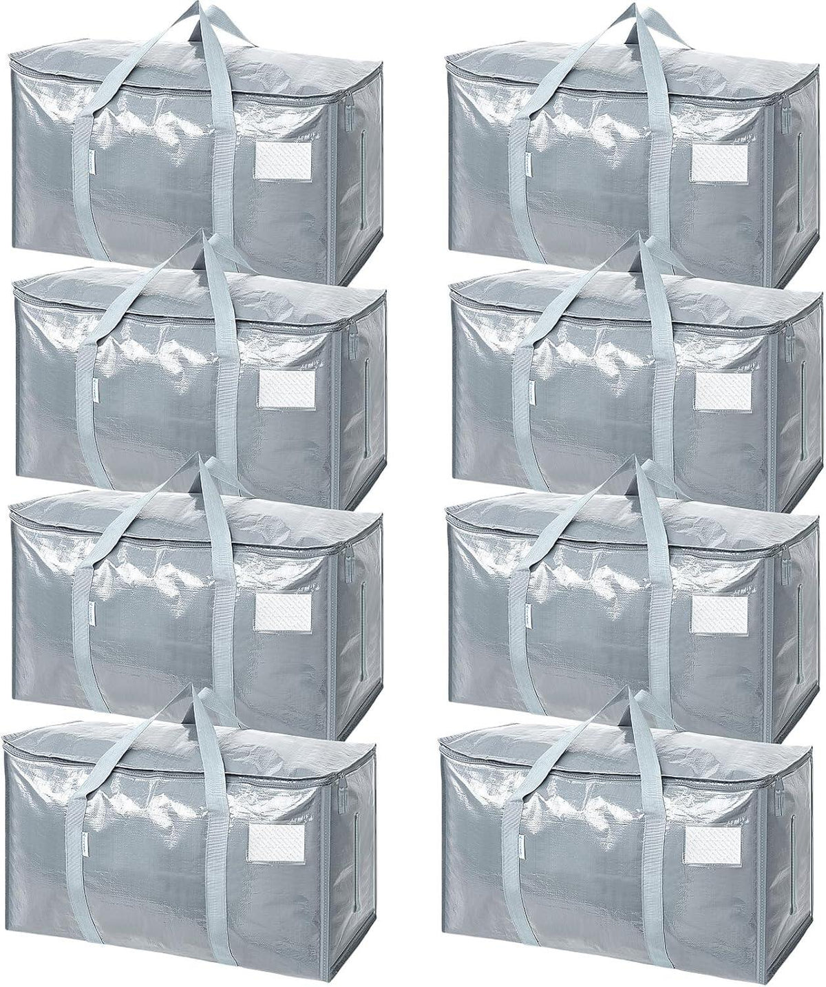 Extra Large Moving Bags Heavy Duty with Zippers & Carrying Handles