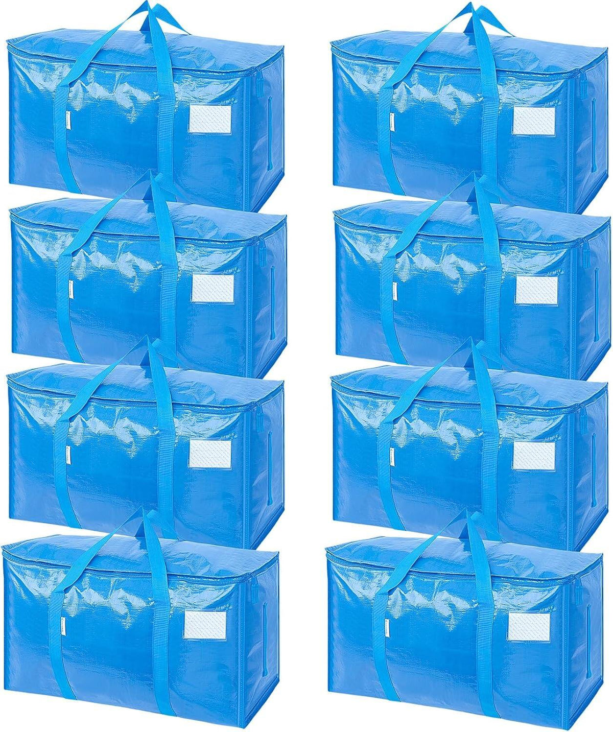 Extra Large Moving Bags Heavy Duty with Zippers & Carrying Handles