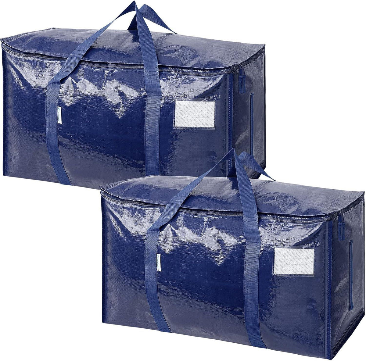 Extra Large Moving Bags Heavy Duty with Zippers & Carrying Handles