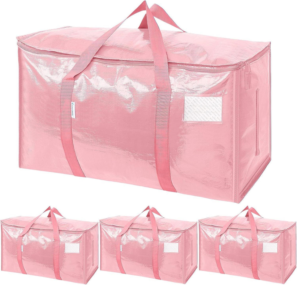 Extra Large Moving Bags Heavy Duty with Zippers & Carrying Handles