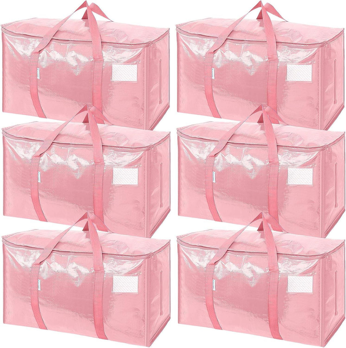 Extra Large Moving Bags Heavy Duty with Zippers & Carrying Handles