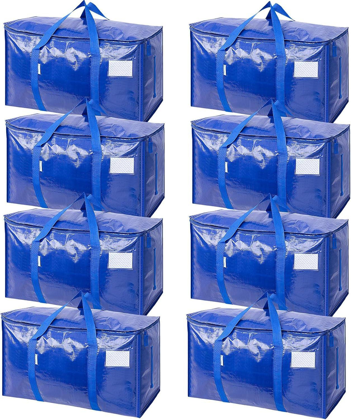 Extra Large Moving Bags Heavy Duty with Zippers & Carrying Handles