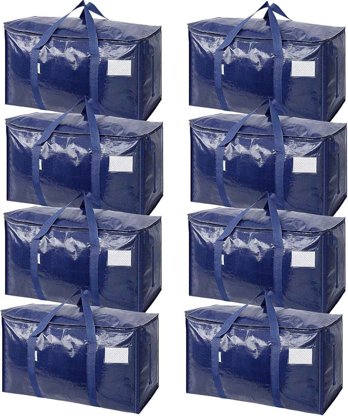 Extra Large Moving Bags Heavy Duty with Zippers & Carrying Handles