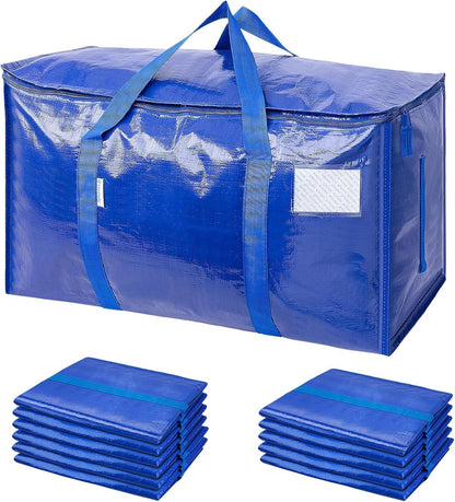Extra Large Moving Bags Heavy Duty with Zippers & Carrying Handles