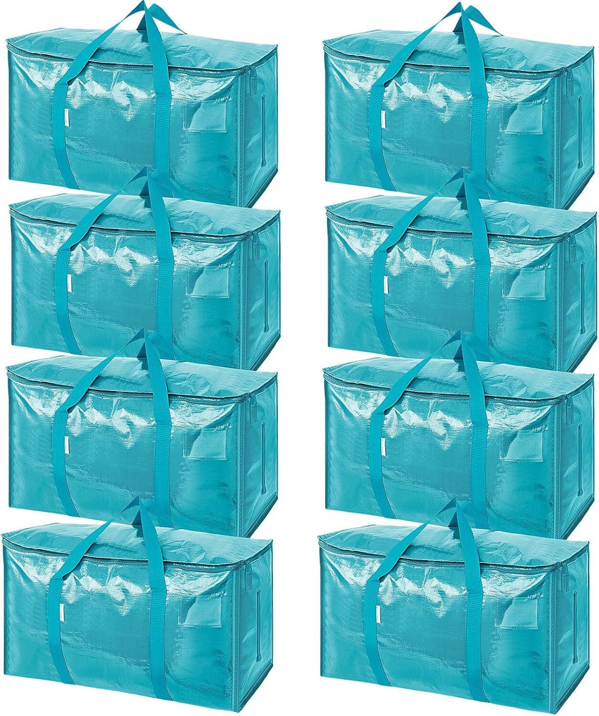Extra Large Moving Bags Heavy Duty with Zippers & Carrying Handles